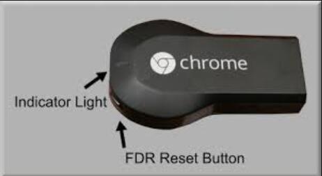 use chromecast reset button