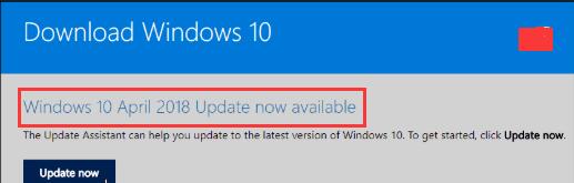 windows 10 april 2018 update now available