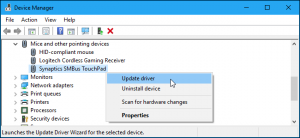 download synaptics touchpad driver