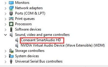 conexant sound drivers windows 10