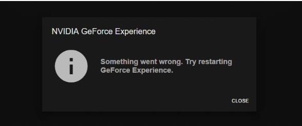 geforce experience will not open