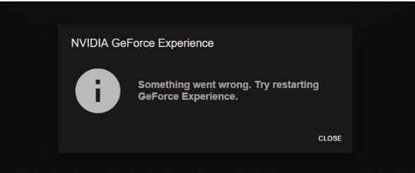 nvidia geforce experience wont open