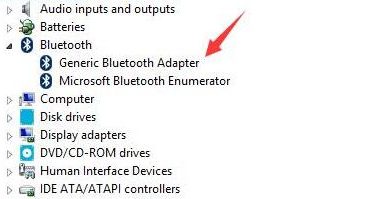 generic bluetooth adapter issue
