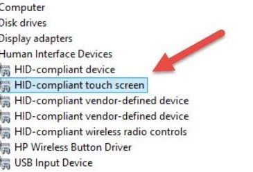 hid compliant touch screen driver