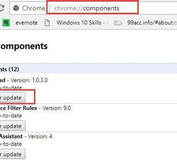 update chrome components