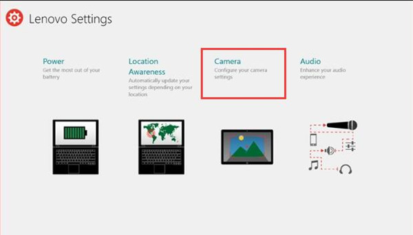 lenovo camera settings