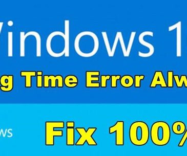 time always wrong windows 10