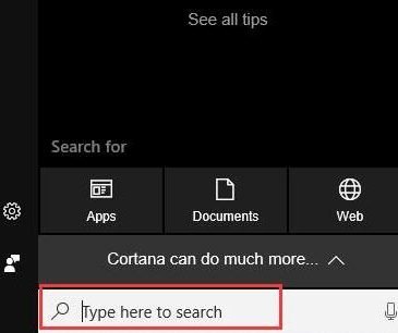windows 10 search cannot find any applications