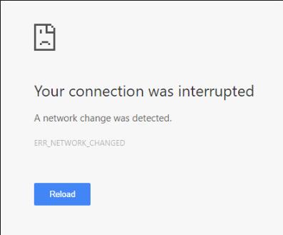 adguard your connection was interrupted