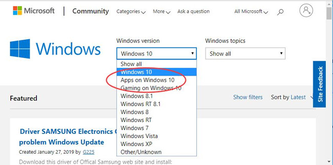 windows 10 help in microsoft forum