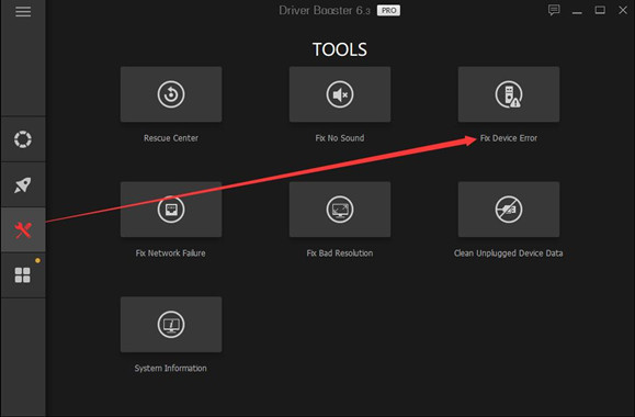 driver booster fix device error