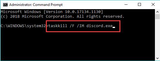 kill discord in command prompt