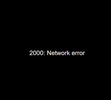 twitch 2000 network error