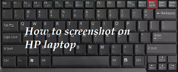 how to take a screenshot on windows 8 laptop hp