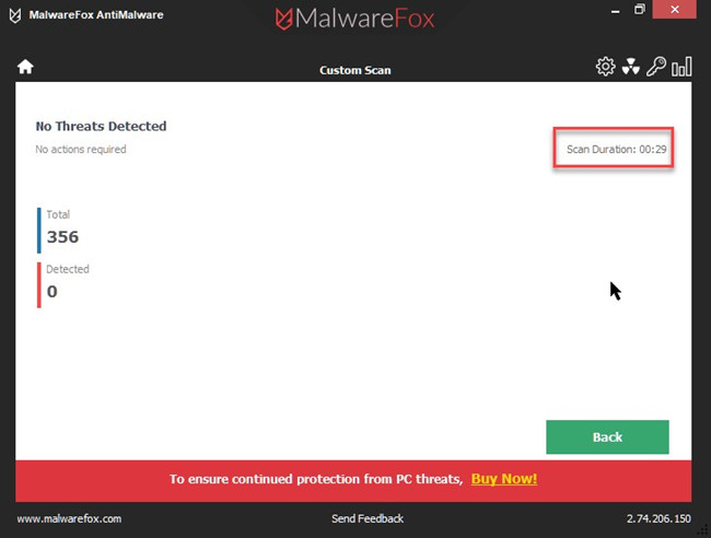malwarefox anti-malware scan