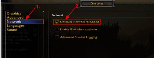 optimize network for speed