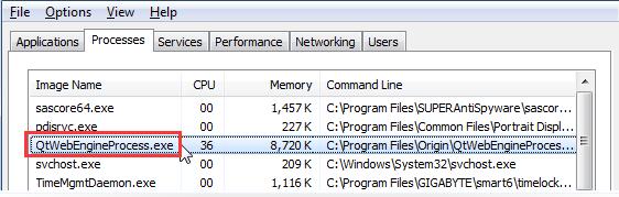 task manager qtwebengineprocess.exe