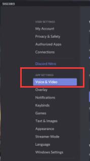 voice and video on discord