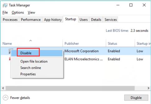 disable logitech download assistant in task manager