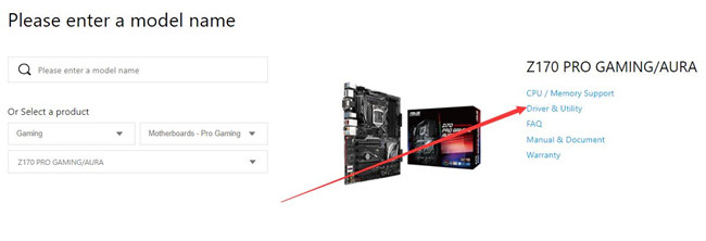 asus motherboard drivers download manually