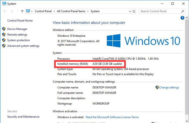 How to Check How Much RAM Your Have on Windows 10