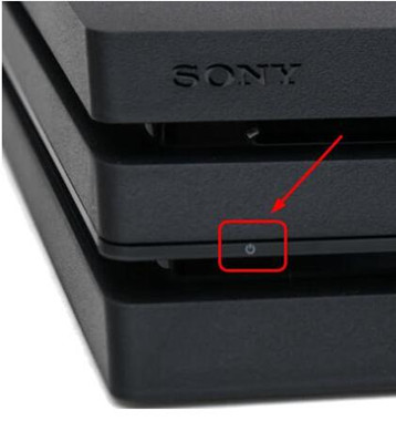 power button of ps4