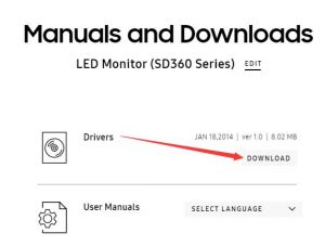 samsung monitor software download