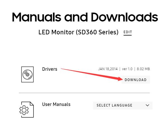 samsung drivers for mac display