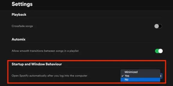 opening spotify automatically after you login the mac
