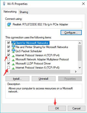 use internet protocol version ipv4