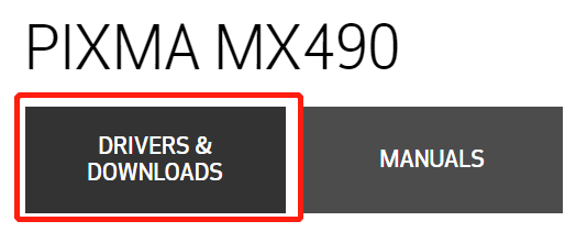 canon pixma mx490 drivers download