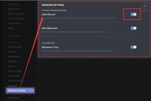 how to stop discord starting automatically on windows 10