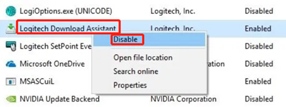 How To Disable Logitech Download Assistant From Startup