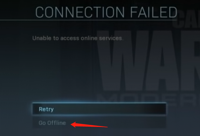 modern warfare go offline