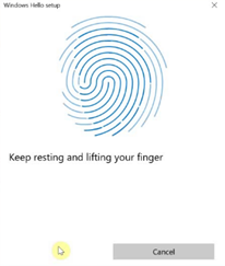 configure fingerprint