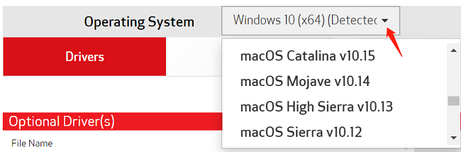 mg2522 operating system options