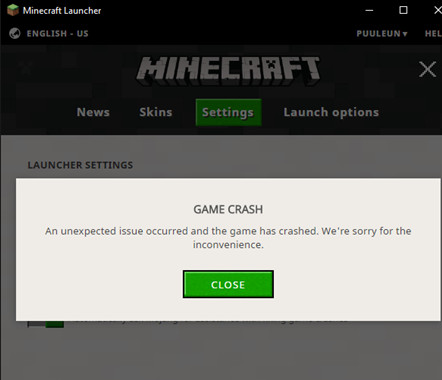 minecraft wont download runtime mac