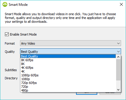 video downloader smart mode