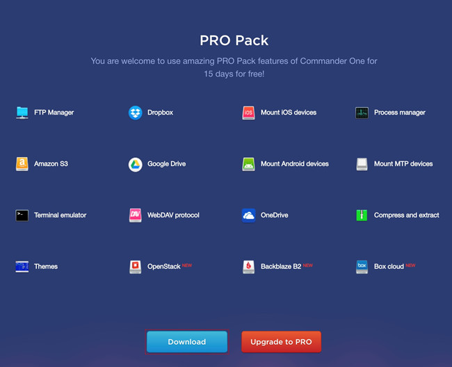 commander one pro pack