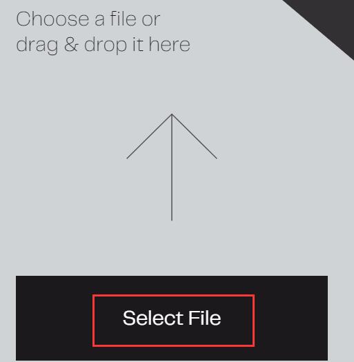 select file in lalal.ai