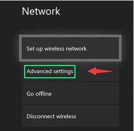 advanced settings in xbox one