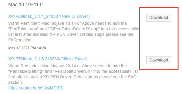 download xp pen driver for mac