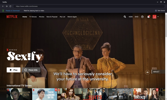 netflix downloader search content