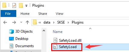 safetyload in file explorer