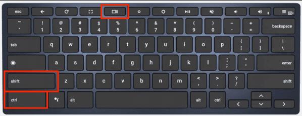 chromebook screen capture keyboard shortcut