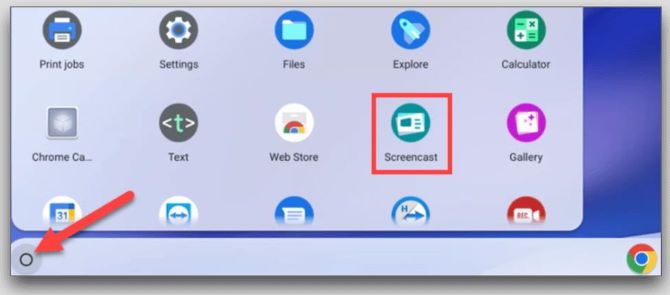 screencast launcher