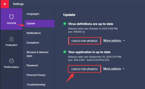 avast application update