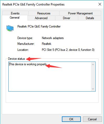 check device status in device manager