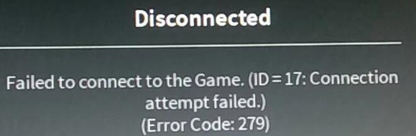 error code 279 roblox