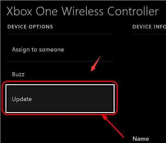 update xbox one wireless controller firmware